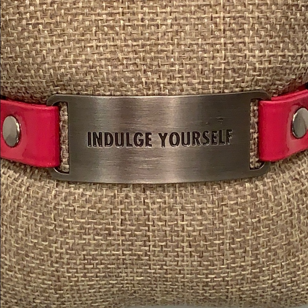 Leather Message Bracelet